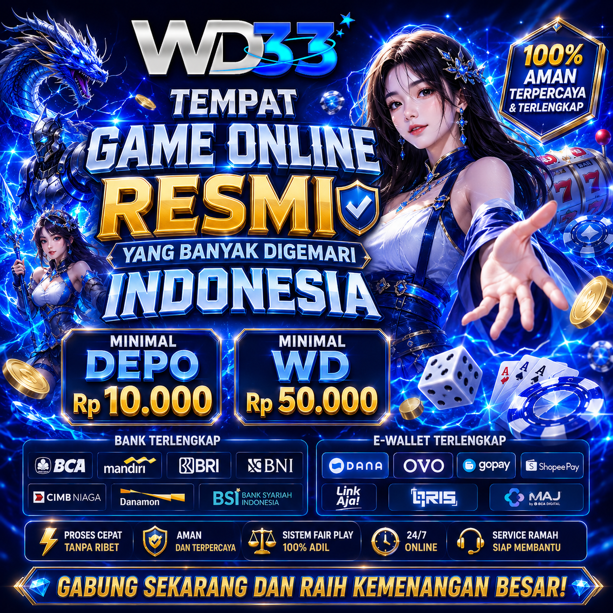 WD33 | Tempat Game Online Resmi Yang Banyak Digemari Indonesia